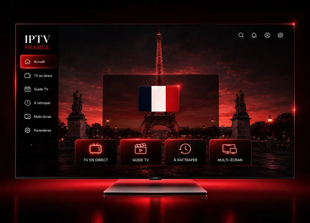 Illustration principale du guide 2026 pour choisir un abonnement IPTV en France.